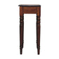 Turned-Leg Writing Desk - Chestnut Finish