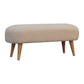 Bouclé Bench
