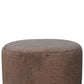 Ball Round Ottoman - Mocha Finish