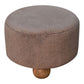 Ball Round Ottoman - Mocha Finish