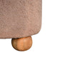 Ball Round Ottoman - Mocha Finish