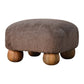 Nordic Ottoman - Mocha Finish