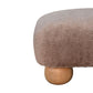 Nordic Ottoman - Mocha Finish