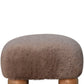 Nordic Ottoman - Mocha Finish