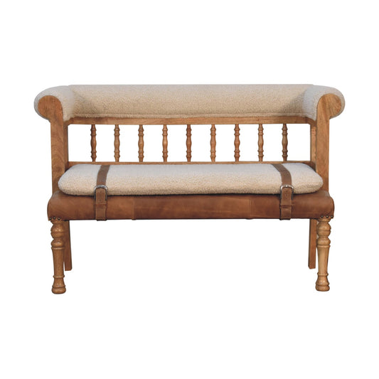 WillowStone Strapped Hallway Bench
