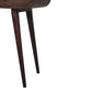 Curved Console Table - Light Walnut Finish