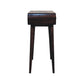 Curved Console Table - Light Walnut Finish
