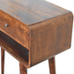Sonata Console Table - Chestnut Finish