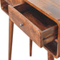 Sonata Console Table - Chestnut Finish