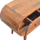 Circular Media Unit - Chestnut Finish