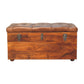 Buffalo Hide Trunk - Chestnut Finish