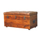 Buffalo Hide Trunk - Chestnut Finish