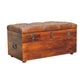Buffalo Hide Trunk - Chestnut Finish