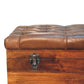 Buffalo Hide Trunk - Chestnut Finish
