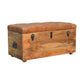 Buffalo Hide Trunk - Oak Finish