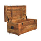 Buffalo Hide Trunk - Oak Finish