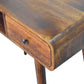 Curved Writing Desk - Chestnut Finish