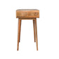 Curved Writing Desk - Oak Finish