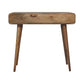 Curved Writing Desk - Oak Finish