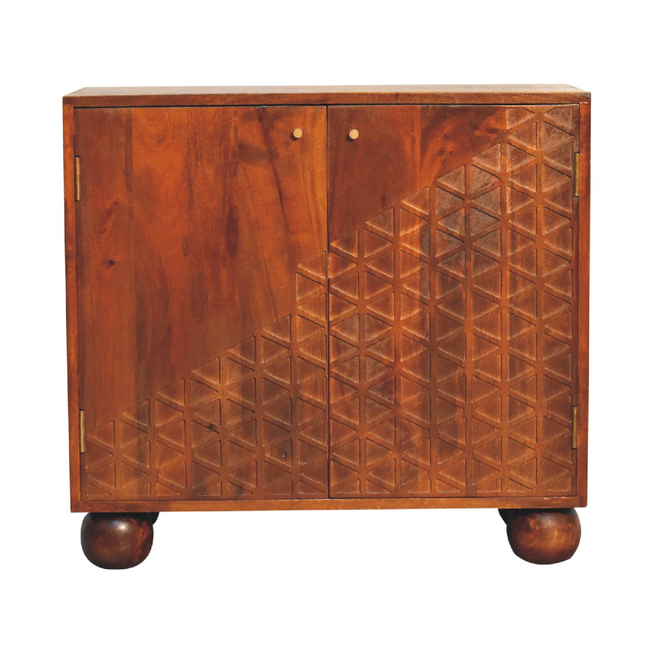 WillowStone Chestnut Dice Cabinet – handcrafted solid wood furniture by WillowStone