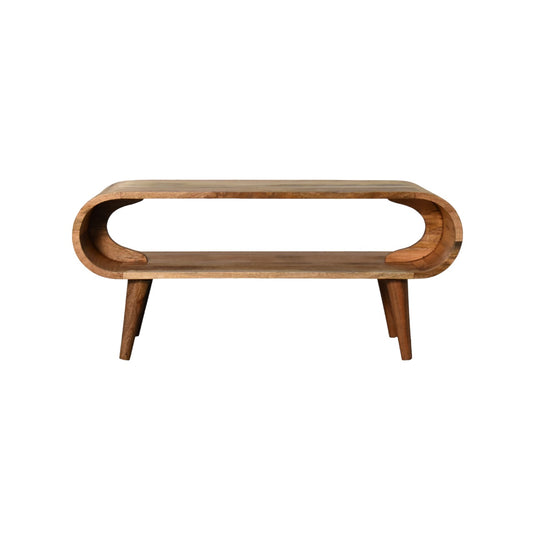 WillowStone Amaya Nordic Style Oak-ish Coffee Table – handcrafted solid wood furniture by WillowStone