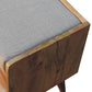 Nordic Storage Bench - Oak Finish