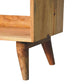 Nordic Storage Bench - Oak Finish