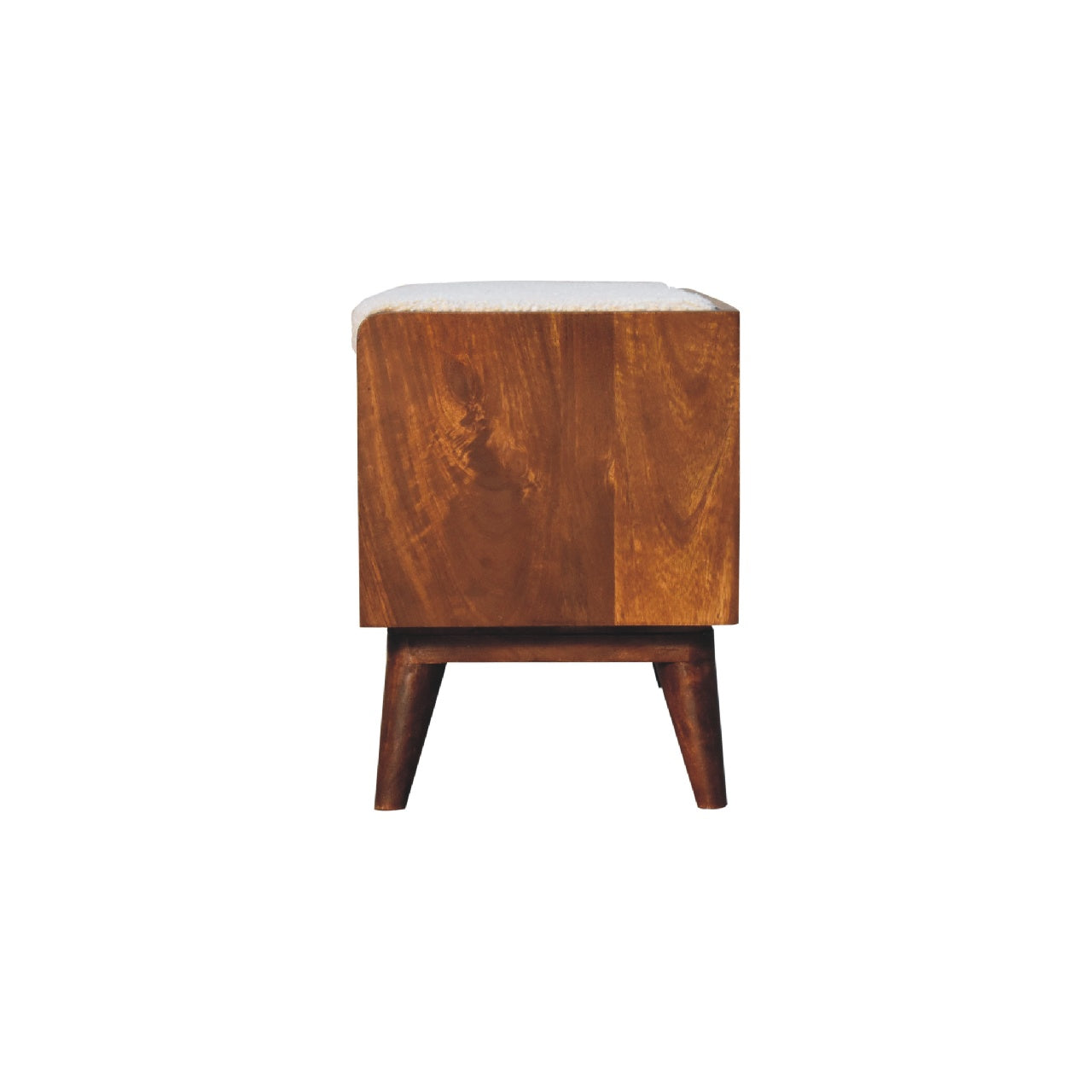 WillowStone Boucle Nordic Storage Bench
