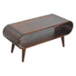 Amaya Coffee Table - Light Walnut Finish