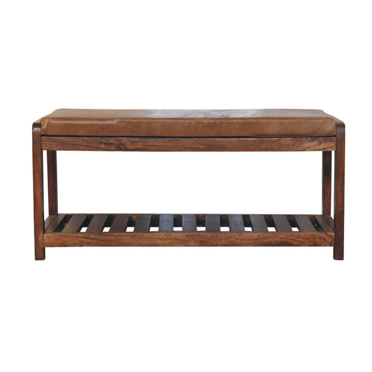 WillowStone Buffalo Slatted Hallway Bench