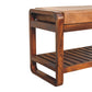 Small Slatted Bench