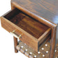 T-Bar Nightstand - Chestnut Finish