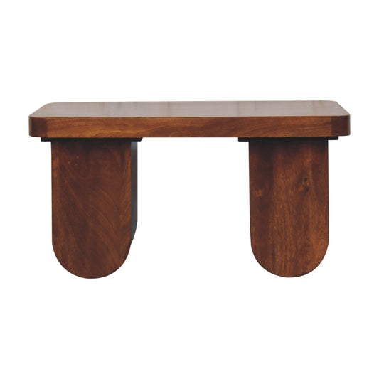 WillowStone Chunky Chestnut Coffee Table – handcrafted solid wood furniture by WillowStone
