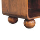 Woven Nightstand - Chestnut Finish
