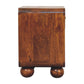 Woven Nightstand - Chestnut Finish