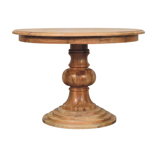 WillowStone Round Turned Dining Table