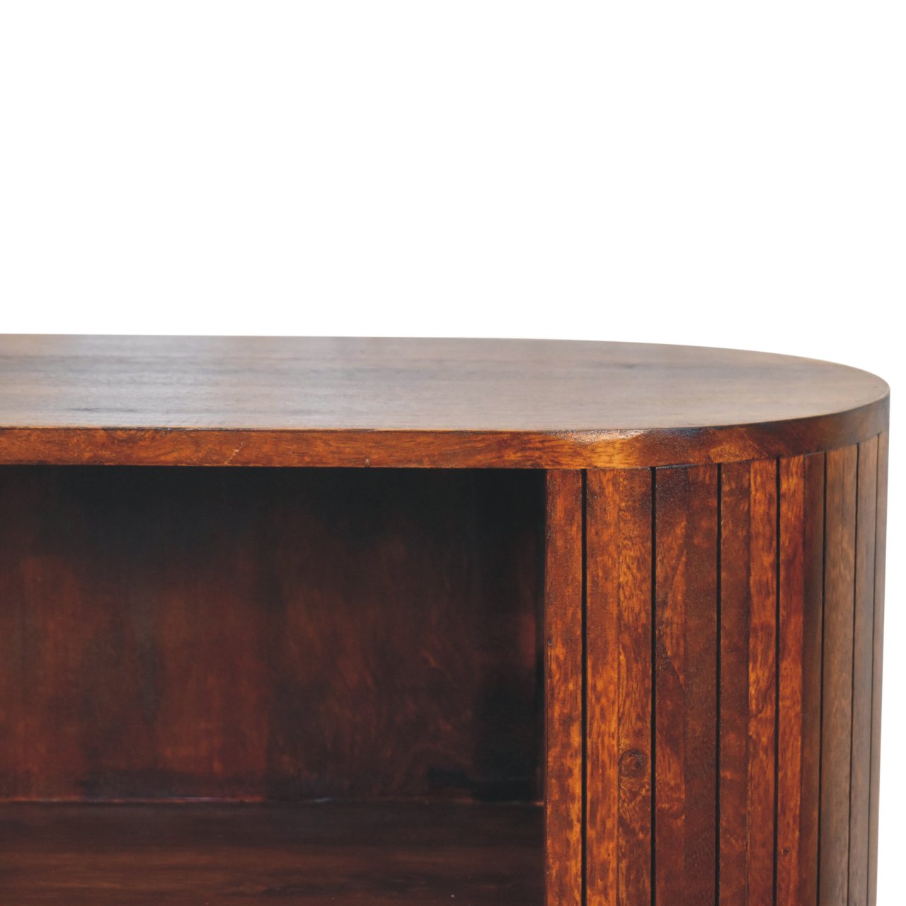 WillowStone Cortez Chestnut Open Cabinet