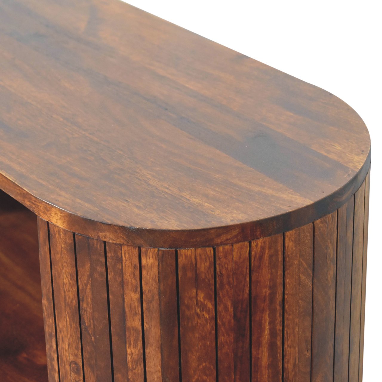 WillowStone Cortez Chestnut Open Cabinet