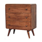 Curved Chest - Honey Caramel Finish