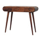 Round Dressing Table - Honey Caramel Finish