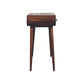 Round Dressing Table - Honey Caramel Finish