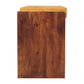 Buffalo Hide Storage Bench - Honey Caramel Finish