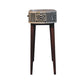 Edessa Bone Inlay Console Table - Honey Caramel Finish