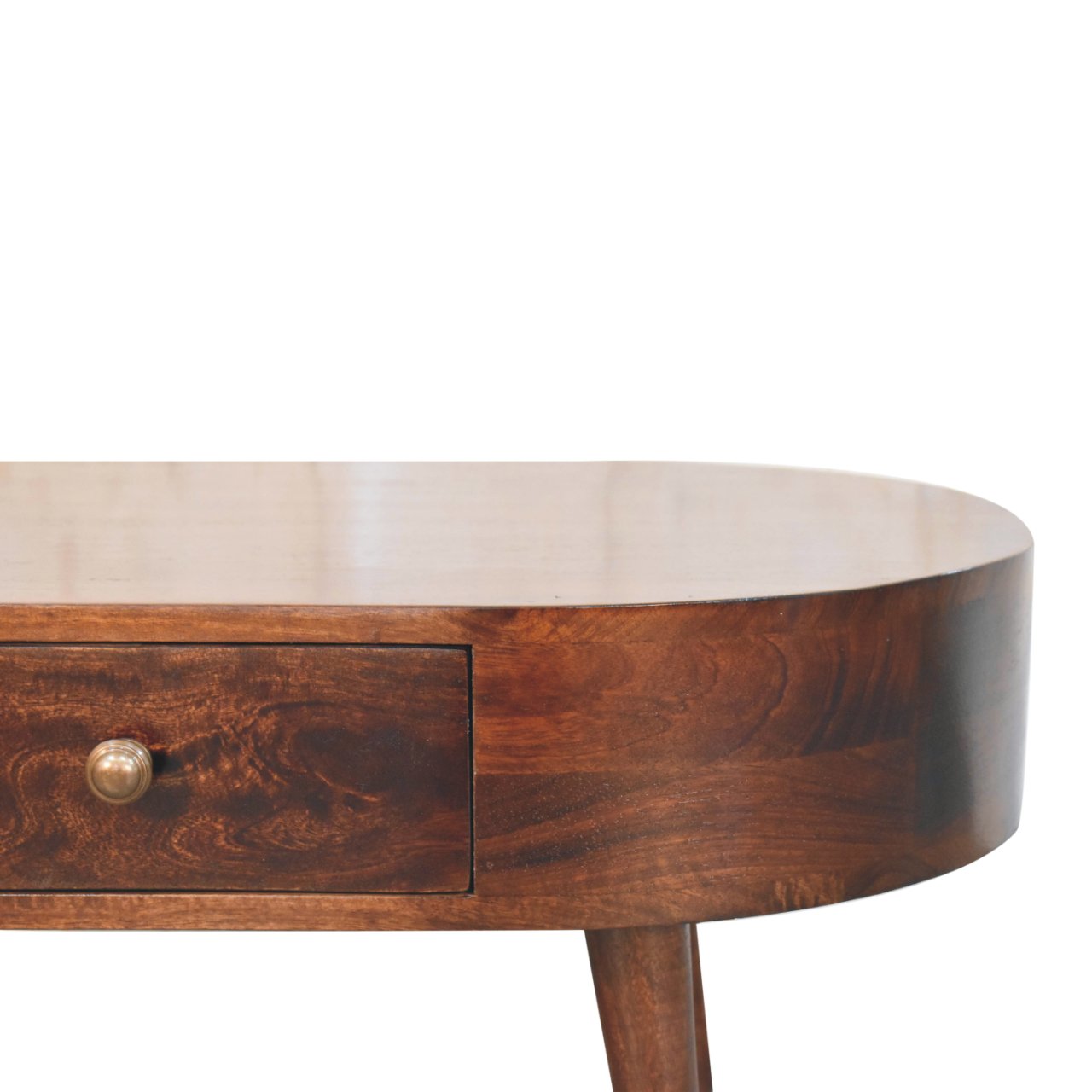 WillowStone California Walnut Rounded Coffee Table
