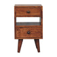 Mini Nightstand - Honey Caramel Finish