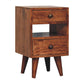 Mini Nightstand - Honey Caramel Finish