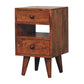 Mini Nightstand - Honey Caramel Finish