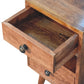 Mini Nightstand - Honey Caramel Finish