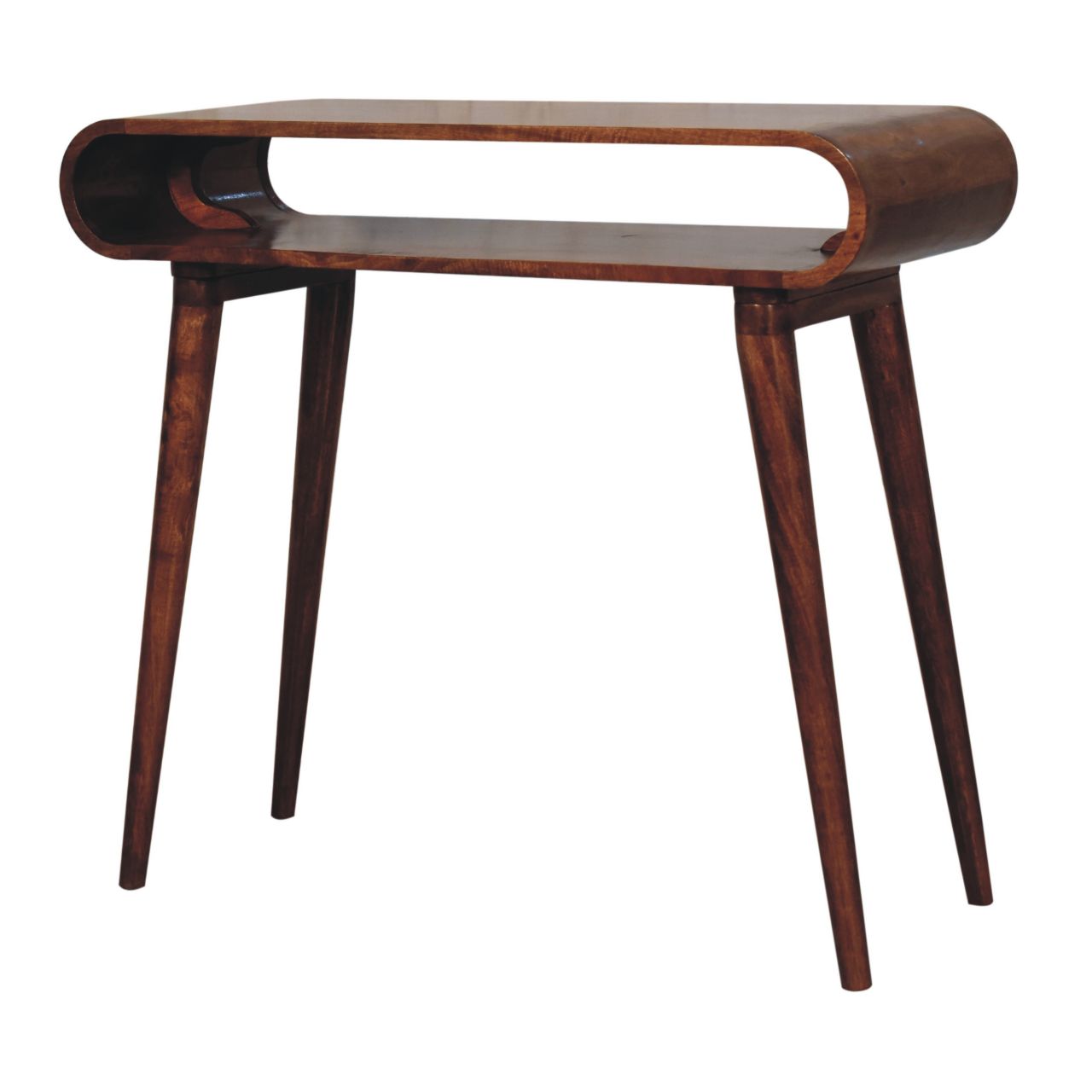 WillowStone Amaya Honey Caramel Nordic Style Console Table
