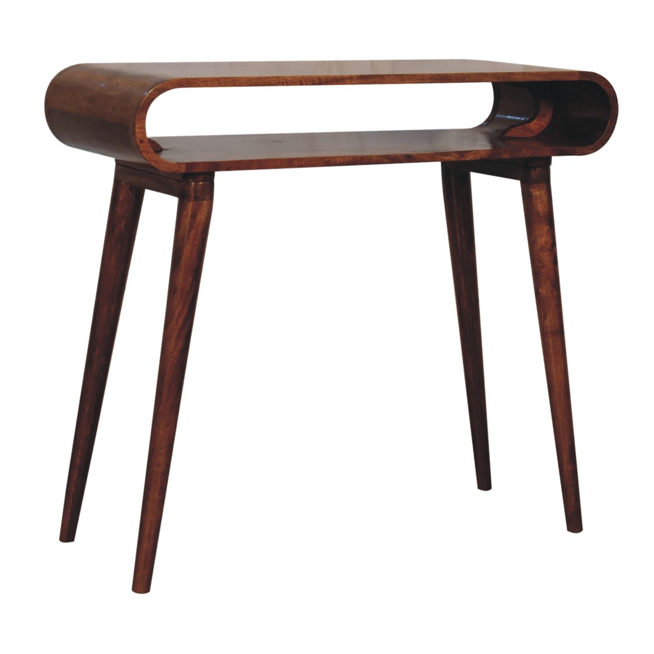 WillowStone Amaya Honey Caramel Nordic Style Console Table